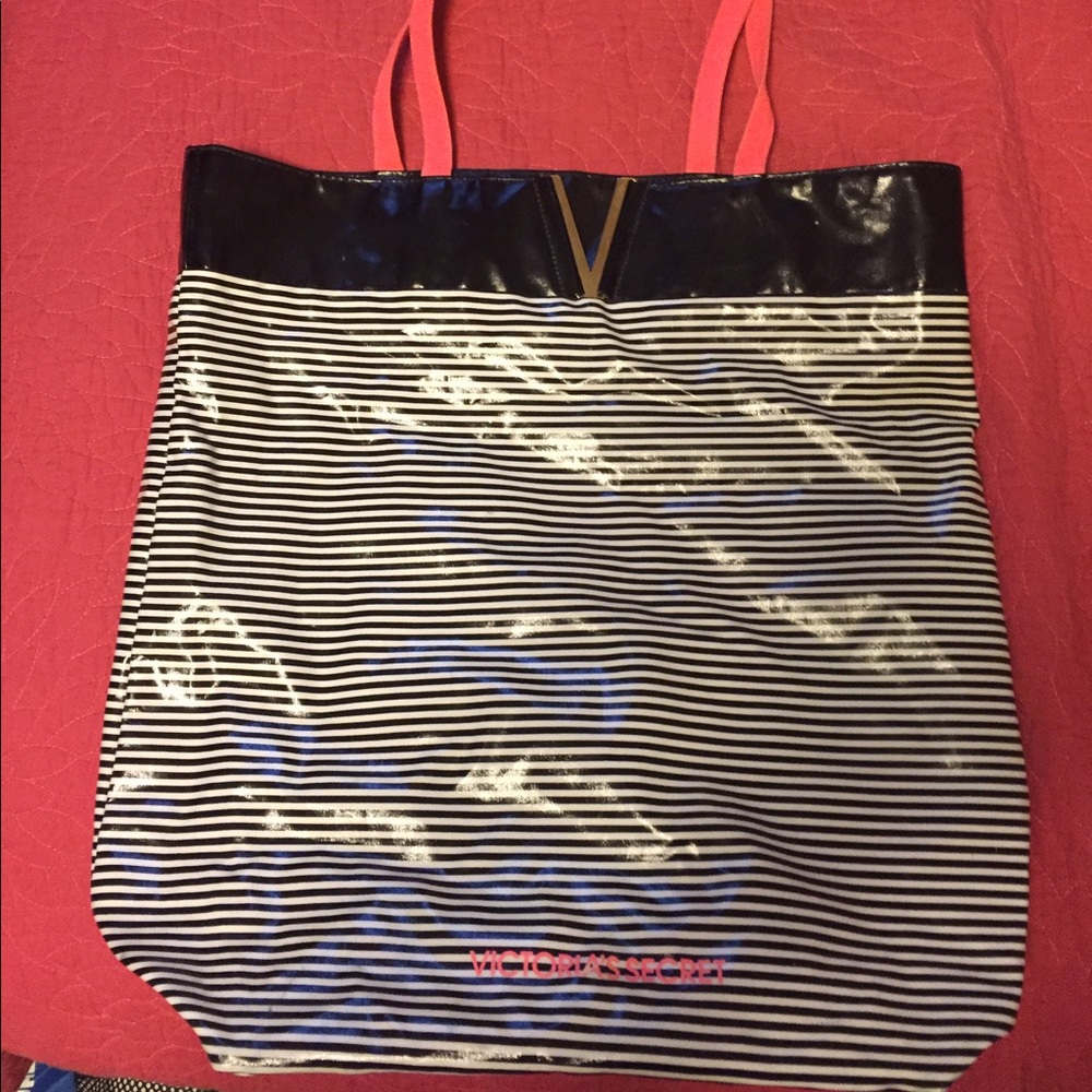 💜 Victoria Secret beach bag vinyl